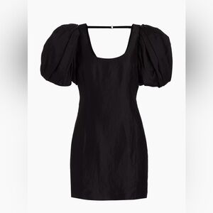 FRAME Puff Sleeve Mini Dress